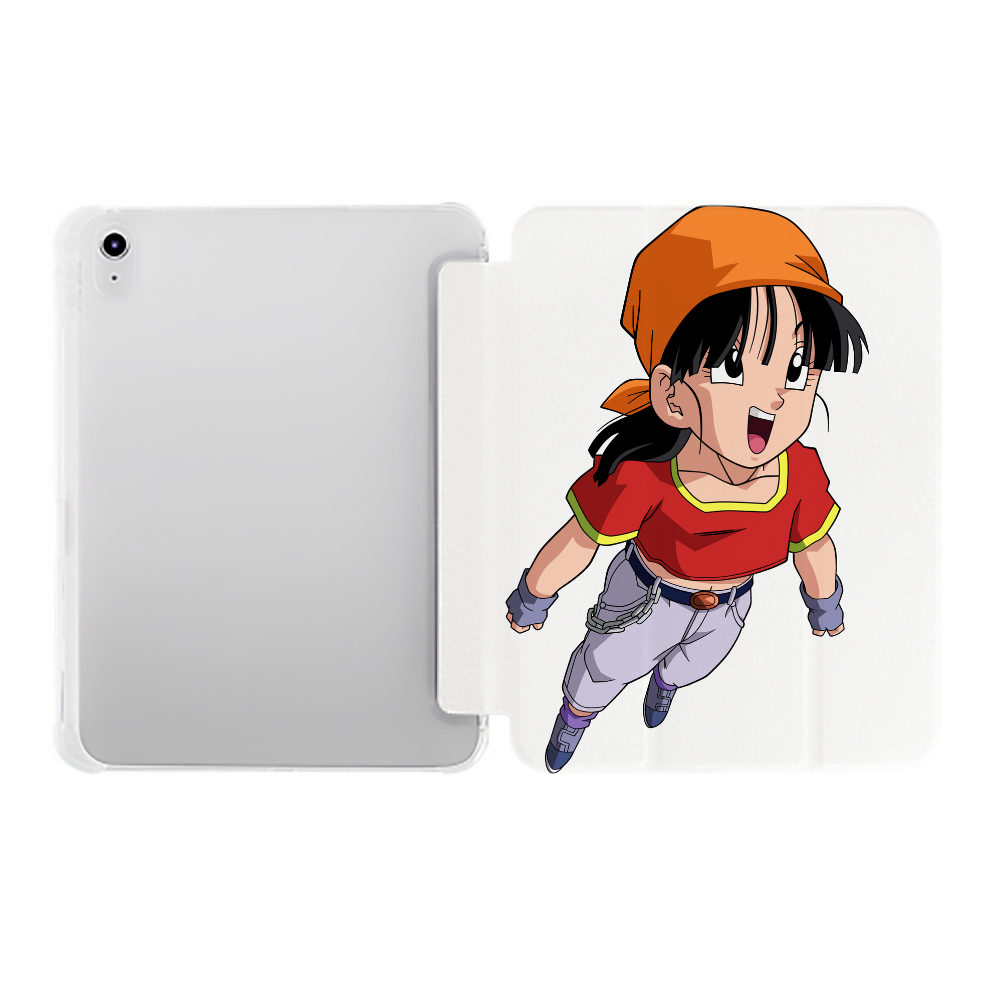 （画像用） ドラゴンボール パン DRAGON BALL Pan IPad ケース ペン収納付き 三つ折りスタンド PUレザー×シリコン 対応機種9.5/10.5/10.9インチ
